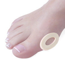 Кольцо овальное на клеевой основе, размер L, 4 шт.